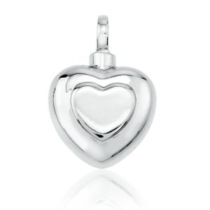 Double Heart (Sterling Silver) Pendant