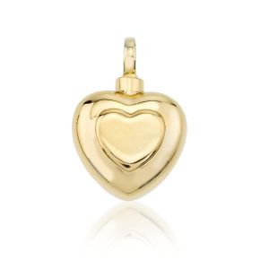 Double Heart (Gold Vermeil) Pendant
