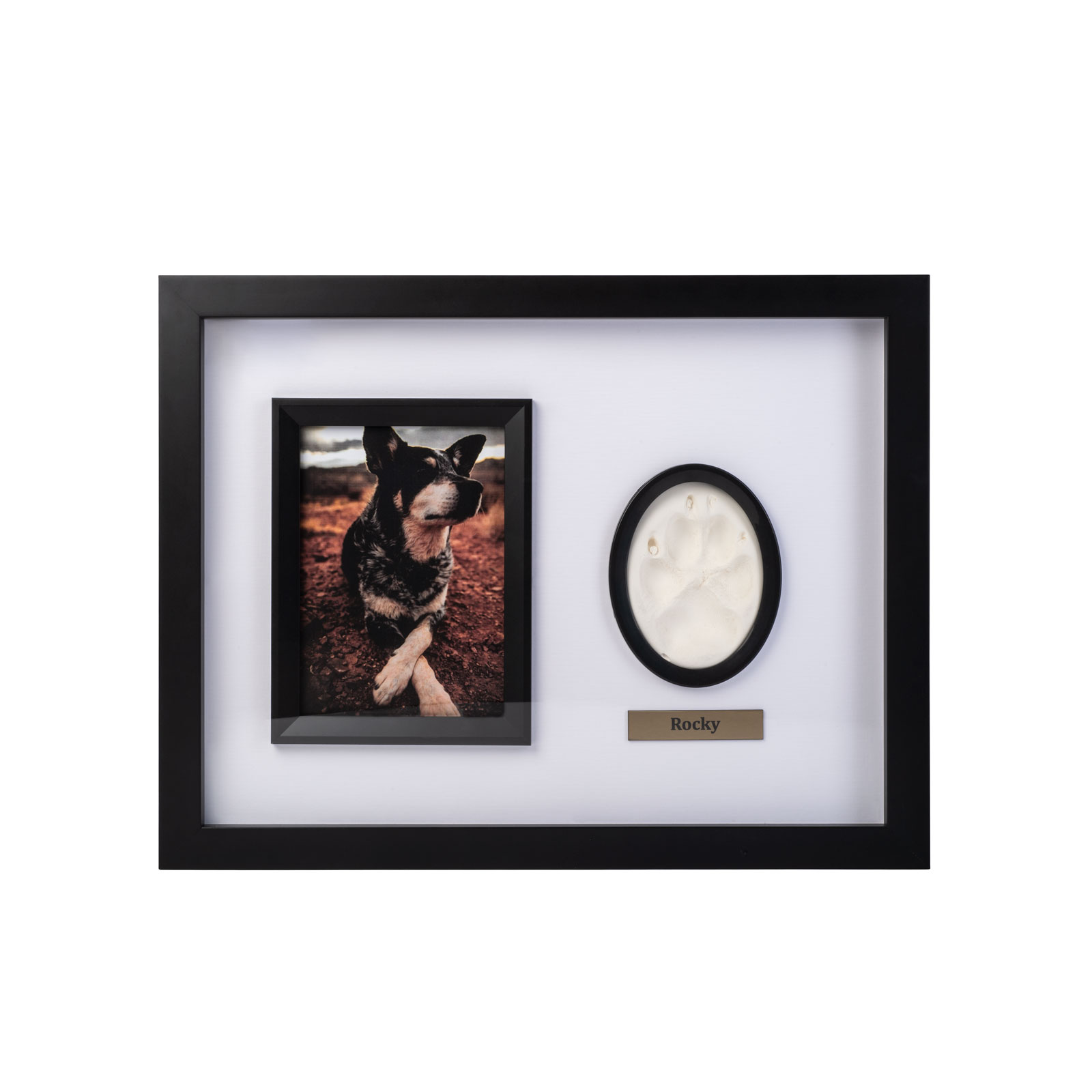 Lasting Impressions Frame With Single Clay Paw Print 380 Pets At   LIF4 